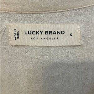 Lucky Brand Soft Beige Blouse